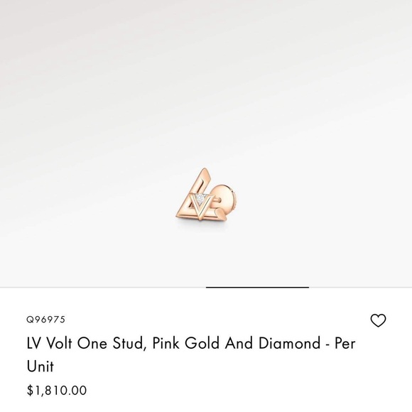 Louis Vuitton Jewelry - SOLD - LV Volt Stud Earrings